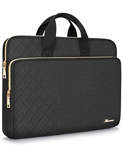 KIZUNA Laptop Sleeve Case 17 Inch Computer Carrying Handbag for LG gram 17/17.3" MSI 17/Dell G7/17 IdeaPad 3i Gen7/17.3" HP ProBook 470/17.3" Legion 5 / 5i,Black - color: Black, size: 17 Inch