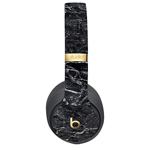 MightySkins Skin Compatible with Beats Studio 3 Wireless - Onyx Marble | Protective, Durable, and Unique Vinyl Decal wrap Cover | Easy to Apply, Remove, and Change Styles | Made in The USA - color: Onyx Marble