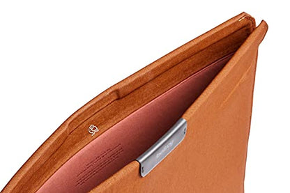 Bellroy Laptop Sleeve (Fits 14 Inch Laptop or MacBook, Slim Protective Case with Magnetic Closure) - Bronze - color: Bronze