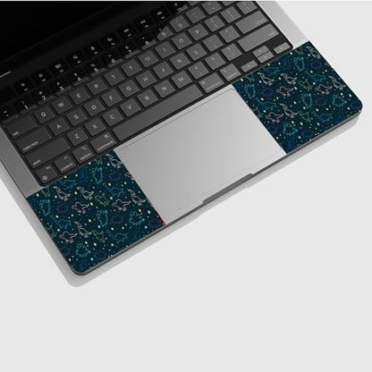 Universal Laptop Skin Sticker with 2 Wrist Pad Skins, Waterproof Scratch Resistant Vinyl Laptop Cover Decal, Cut to Fit for 11–15.6 Inch MacBook HP Dell Lenovo, Dinosaurs - color: Dinosaurs