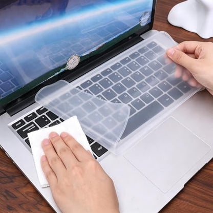 1pcs Transparent Ultra Thin Keyboard Cover Laptop Notebook Universal Clear Anti Scratch Dustproof Keyboard Film (Long Version,365 * 135 mm) - color: Long Version,365*135 mm