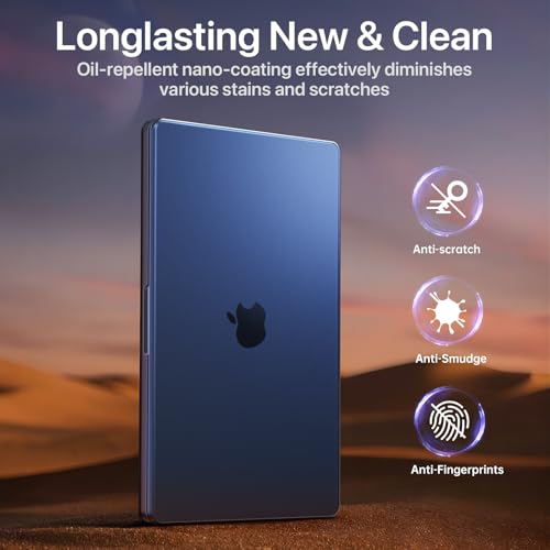 Soonjet for MacBook Pro 14 inch Case M5 M4 M3 M2 M1 Pro/Max 2026-2021 Cover | Blue Clear Matte, Protective Hard Shell Laptop Cover, Ultra Thin, Anti Crack & Fingerprint, Scratch Resistant, Easy Snap on - color: Midnight Blue Clear