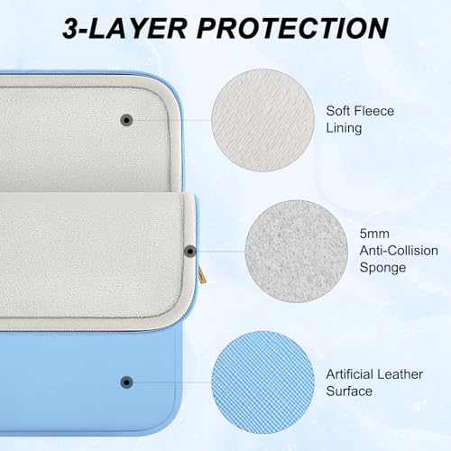 ARVOK Laptop Sleeve Case,Waterproof Notebook Cover for MacBook Air MacBook Pro inch, Computer Carrying Bag - color: Blue, size: 13 inch