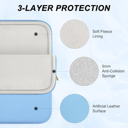 ARVOK Laptop Sleeve Case,Waterproof Notebook Cover for MacBook Air MacBook Pro inch, Computer Carrying Bag - color: Blue, size: 13 inch