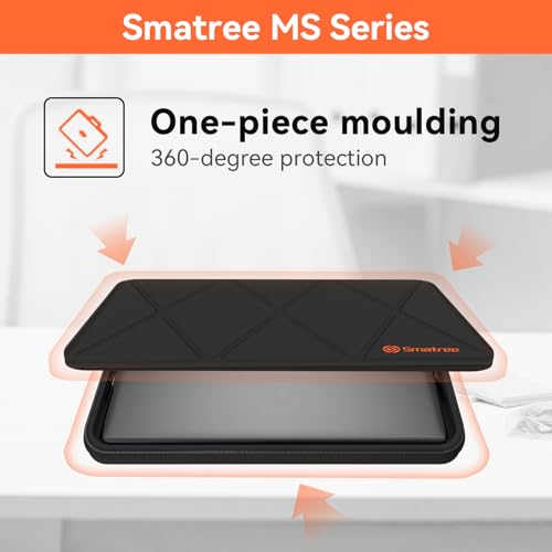 Smatree MS50T Hard EVA Protective Sleeve Case with Stand Compatible for 14 inch DELL Latitude 7455 Copilot+PC/7450/7400/7410/7420/7440 or 2-in-1 Laptop Notebook (Not Fit with Inspiron 14 Plus 7440!) | Compatible for 14 inch DELL Latitude 7455/7450/7400/74