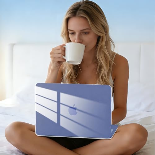 Case Compatible with MacBook Neo 13 inch Laptop 2026 (Model A3404), Scratch Resistant Protective Hard Shell Cover, Crystal Indigo - color: Crystal Indigo