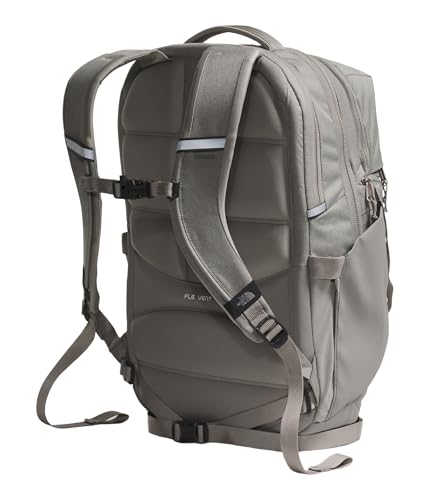 The North Face Surge Laptop Pack, Stone Slab Lt Hth/Stone Slab, OSFA | Everyday Travel Bag, Laptop Sleeve, Water-Repellent - color: Stone Slab Light Heather/Stone Slab