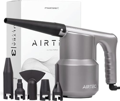 AirTec Ultra Electric Air Duster Blower for PC, Laptop, Console, Electronics and Home Cleaning, Environmental Alternative to Spray air can Duster Keyboard Cleaner (Type 3)