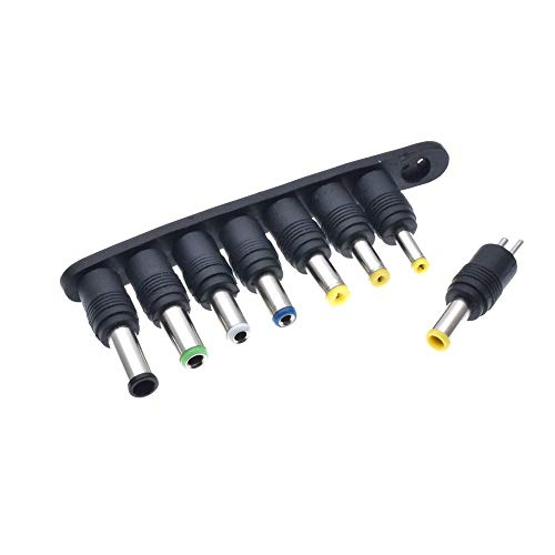 8PCS/Set Universal AC DC Power Adapter 2pin Plug Charger Tips for Sony for Lenovo PC Notebook Laptop