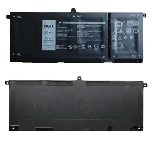 DELL H5CKD Battery for Dell Latitude 3410 3510, Inspiron 5300 5401 5408 5409 5501 5508 5509 5400 5406, Inspiron 7306 7405 2-in-1, Vostro 5300 5301 5401 5501 5402 P129G 7T8CD 07T8CD TXD03 53Wh 15V