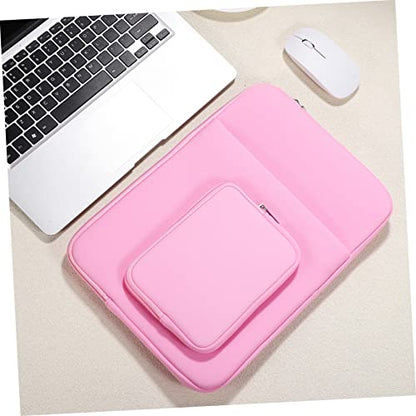TEHAUX Laptop Case Shockproof Sleeve with Storage Pocket Lightweight Carrying Cover for Women for Work and Travel Stylish Design