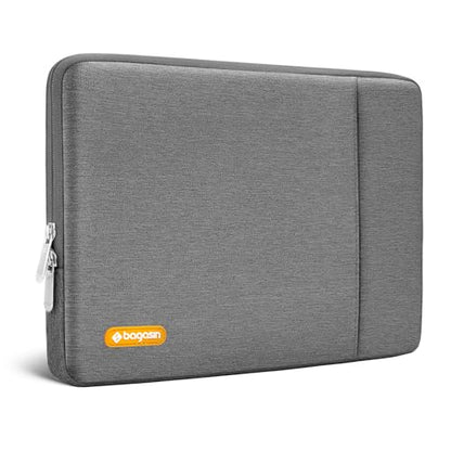 Bagasin 14-15.3 Inch Laptop Sleeve Case for MacBook Air 15.3 | Compatible with MacBook Pro M1-M5 2026 A3426 A3427 A3434 A3185 A3401 A3112, Fits HP Dell ASUS Lenovo 13.3-14 inch notebooks - color: Grey, size: 14