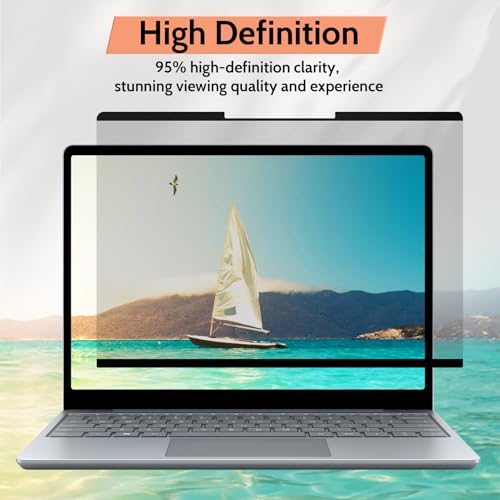 Mamol Magnetic Privacy Screen for 13.5 inch Microsoft Surface Laptop 6/5/4/3/2/1, Removable Anti Spy Glare Blue Light Filter, Surface Laptop Privacy Screen Protector 13.5 in