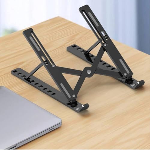 Adjustable & Foldable Laptop Stand | Portable Notebook & Tablet Holder | Portable, Notebook Holder, Tablet Holder