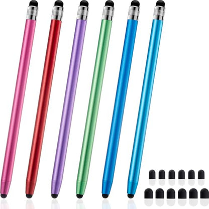 ChaoQ Stylus Pen for Touchscreen, 6pcs High Sensitivity and Precision Stylus Pen for iPad iPhone Android and All Touch Screens - color: 6 Mix Color