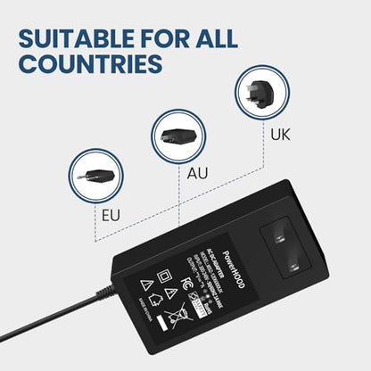 19V AC/DC Adapter for AOC 22B2HM2 21.45" 100Hz FHD VA Panel Monitor | 19VDC DC19V 19volt 19.0 Volts Power Supply Cord Replacement Charger Cable PSU Mains