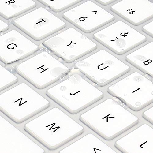 ProElife Ultra Thin Silicone Keyboard Protector Cover Skin for Apple Magic Keyboard & Magic Keyboard 2 (U.S Version, Model: MLA22L/A-A1644, Without Numeric Keypad) (White) - color: White