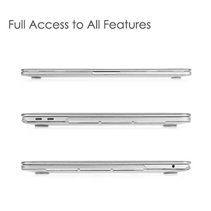 Fintie Hard Shell Case for MacBook Pro 13 Inch, Crystal Clear | A2338(M2 M1) A2251 A2289 A2159 A1989 A1706 A1708 (2016-2023) with/Without Touch Bar, Snap-On Cover, Lightweight - color: Crystal Clear, size: Pro 13 Inch