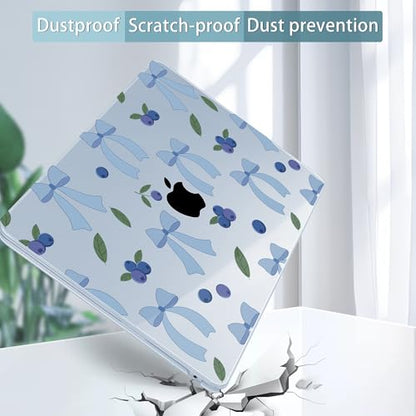 Tuiklol for MacBook Air 13 inch Case M5 2026 M4 2025 M3 2024 M2 2022 Release Model A3449 A3240 A3113 A2681,Plastic Hard Shell Cover for MacBook Air 13.6 with Touch ID, Blue-Berries - color: Blue-berries