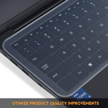 Universal Keyboard Protector Cover Skin for Laptop Notebook 13-14 inch, Ultra Thin Silicone Waterproof Dustproof Keyboard Protector Skin (Size 12.28" X 5.08") - size: 13.3 -14 inch