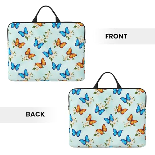 Laptop Case 14 Inch, Soft Shockproof Laptop Sleeve with Handle, Protective Bag - color: Pattern (658)