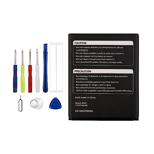 R850 Replacement Battery for Franklin Wireless R850 T9 R717 R871 Mobile Hotspot with Specialized Toolkit.