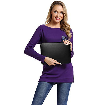 CCPK 13" Laptop Sleeve Cover Compatible with New MacBook Neo Pro M5 Chip A2338 Mac Air 13 Inch 2026 Accessories A2337 A2289 A1989 A1932 2019 13.3 Inch Waterproof Carrying Case Bag PU Leather, Black - size: 13 inch / New 13.3" MacBook