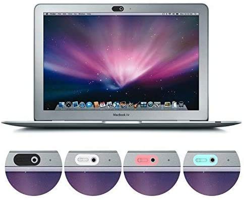 Laptop Camera Cover Slide 6 Pack Ultra Thin 0.027 Inch Webcam Cover Slide for Desktop, PC, Computer, Tablet, Phone, MacBook, iMac, iPad Web Blocker for Your Privacy and Security (6 Color)