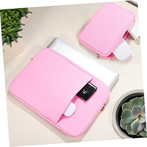 TEHAUX Laptop Case Shockproof Sleeve with Storage Pocket Lightweight Carrying Cover for Women for Work and Travel Stylish Design