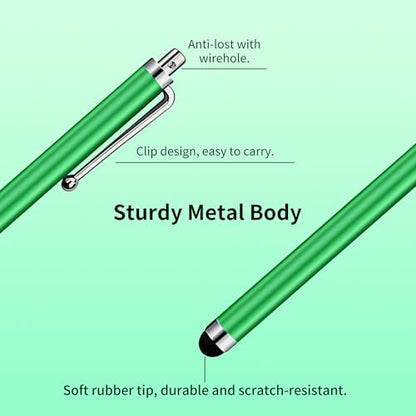 20 Pack Stylus Pen,Stylus Pen for Touchscreen,Universal Stylus | High Precision Sensitivity for Everyday Writing/Drawing, Compatible with Touch Screens,10 Colors - color: 20-Pack