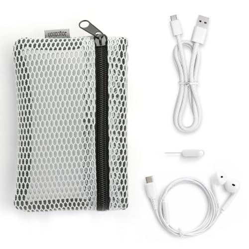 USB C Travel Cable Organizer Kit, Including USB A to C Charging Cable, Type C Earphone, Card Removal Tool, Portable Storage Pouch for Travel - size: USB A TO C Port