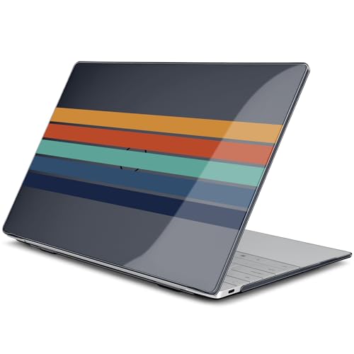 Batianda Retro Stripes Case for Dell XPS 13 Laptop 2024 2025 | Fits Model 9340/9345/9350 13.4" Display, Lightweight Slim Hard Shell Protection for Men, Women, and Students - color: Stripe