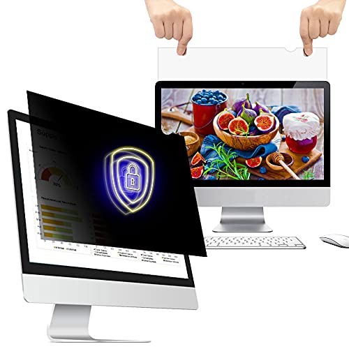20.0 Inch - 16:9 Aspect Ratio - Computer Privacy Screen Filter for Widescreen Monitor - Anti-Glare - Anti-Scratch Protector Film - Please Measure Carefully - size: 20.0 inch Widescreen (16:9)