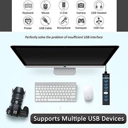 USB Hub 3.0, VIENON 7-Port USB Data Hub Splitter for Laptop, PC, MacBook, Mac Pro, Mac mini, iMac, Surface Pro and More USB Devices