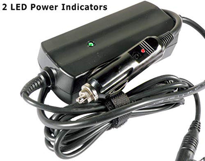 Car Charger for Getac A140 B300 F110 K120 S400 S410 T800 G2 G3 G4 G5 G6 G7, F120 S510 S510AD V110 V120 B300X, B360 Plus BLM Pro, E100 P470; A15-090P1A A090A115P, MTA190474W4 FSP065-AAC FSP090-ABCN2