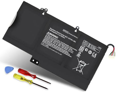 43Wh NP03XL 761230-005 Battery for HP Envy X360 15-U011DX 15-U010DX | 15-U110DX 15T-U100 15T-U200 15T-U300 15-U111DX 15-U483CL 15-U493CL Pavilion X360 13-A010DX 13-A012DX 13-A013CL NPO3XL 11.4V - size: 7.3*3.75*0.25inch NP03XL