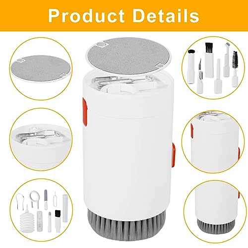 20Pcs Electronic Cleaner Kit Professional Cleaning Brush Set Multifunctional Laptop Computer Screen Dust Remove Cleaning Tool Portable Earbuds Pen Kit for Phone Camera