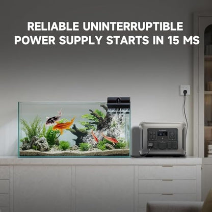ALLPOWERS R2500 V2 Portable Power Station 1920Wh, 2500W Solar Generator | LiFePO4 Battery, 1000W MPPT Solar Input, 1.5H Fast Charging, UPS Backup, WiFi & Bluetooth App for Home, RV & Camping - color: R2500