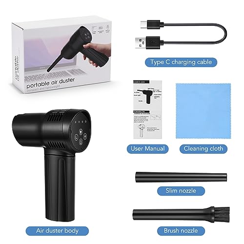 DOITOOL Electric Compressed Air Dust Blower Cordless Rechargeable for Electronics Keyboard Car Home Cleaning
