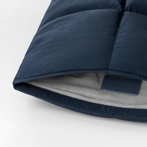 Comfyable Puffy Laptop Sleeve 13 Inch 14 Inch, Quilted Puffer Laptop Carrying Case, Pillow Case Compatible with MacBook Air M4 2025 M3 M2 M1, MacBook Pro M5 M4 Pro/Max, Dark Blue - color: Dark Blue, size: For 13"-14" Mac Air / Mac Pro