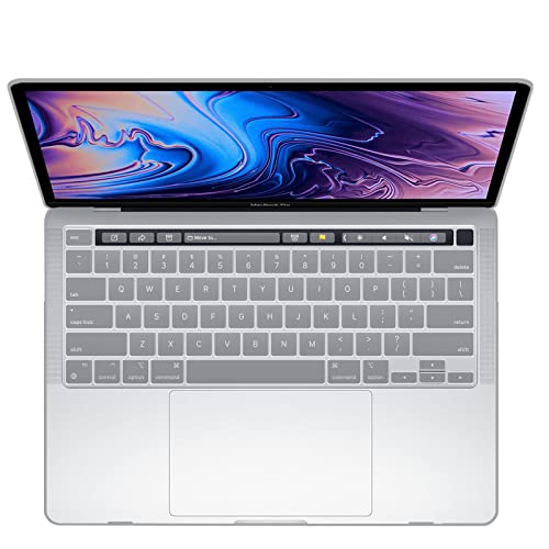 IBENZER Compatible with MacBook Pro 13 Inch Case M2 M1 2026 2025 2024 2023 2022 A2338 A2289 A2251 A2159 A1989 A1706 A1708, Hard Shell Case & Keyboard Cover for Mac Pro 13, Crystal Clear, T13CYCL+1A - color: Crystal Clear
