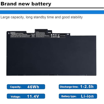 Futurebatt CS03XL Battery Replacement for 840 G3 850 755 745 G3 G4,ZBook 15u G3 G4 Series 800231-141 800513-001 HSTNN-UB6S HSTNN-IB6Y TA03XL TA03051XL CS03 CS03046XL CS03046XL-PL MT43 - size: CS03XL