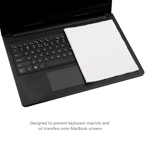 2 Pack Microfiber Liner Cleaning Cloth for 15 15.6 16" HP/DELL/Lenovo/ASUS/Acer/Samsung/MSI/LG, etc with 15-16 inch laptops with Numeric keypad Keyboard Cloth