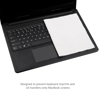 2 Pack Microfiber Liner Cleaning Cloth for 15 15.6 16" HP/DELL/Lenovo/ASUS/Acer/Samsung/MSI/LG, etc with 15-16 inch laptops with Numeric keypad Keyboard Cloth