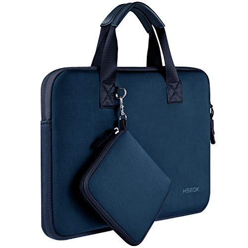 Hseok Laptop Sleeve 13.3-14 inch Case with Small Pouch, Neoprene Computer Bag Compatible with MacBook Neo/Pro 14 M5/M4/M3/M2/M1, Mac Air/Pro 13.3, XPS 14 and Most 13-14 inch Notebooks,D02B01 - color: D02b01, size: 13"-14"