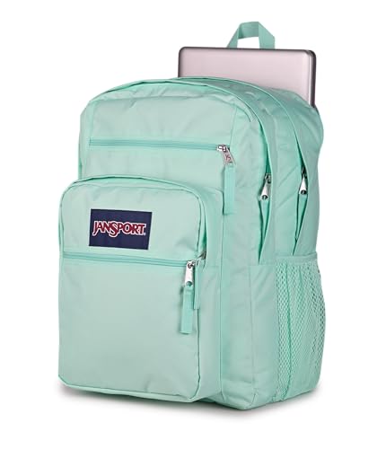 JanSport Laptop Backpack - Computer Bag with 2 Compartments, Ergonomic Shoulder Straps, 15” Laptop Sleeve, Haul Handle - Magic Mint - color: Magic Mint