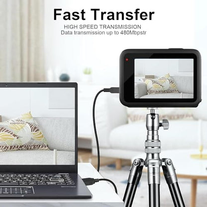 USB Cable Laptop PC Cord Compatible for USB 2.0 External 7.1CH Optical Audio Sound Card Adapter