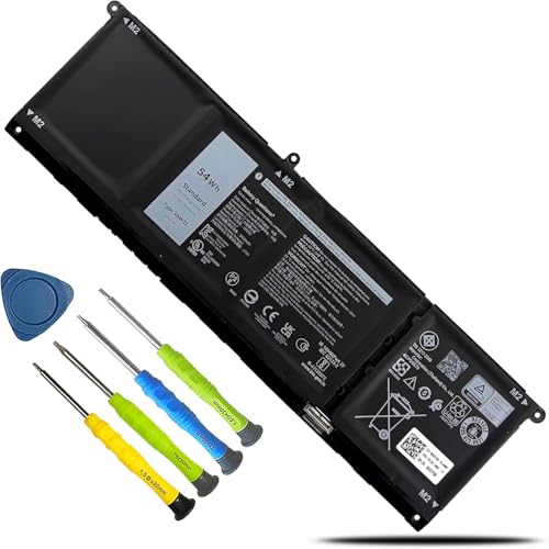54Wh V6W33 Battery Replacement for Dell Inspiron 3511 3515 3520 3521 3525 3530 3535 5310 5330 5410 5418 5415 5420 Latitude 3320 3420 3430 3520 3530 Vostro 3420 3435 3510 5620 5625 Series - size: 10.24*3.23*0.28inch V6W33