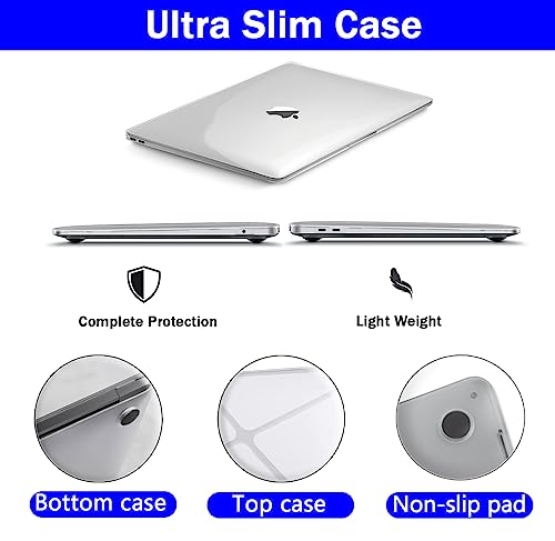 GVTECH Case for MacBook Pro 14 inch (2026-2021) M5 A3427 A3426 A3434 M4 A3112 A3185 A3401 M3 A2918 M2 A2992 A2779 M1 A2442, Plastic Hard Shell, Black Case - color: Black Case, size: Mac Pro 14 (2021-25)(M5 A3434 M4 A3112 M3 M2 M1)