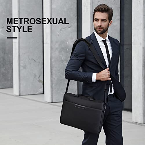 Premium Black,17.3-18.4Inch Laptop Briefcase with Cross-Body Shoulder, DVD Player bag,Painting board bag，Laptop case Fits Dell, HP, ASUS,MacBook Pro, 3-layer Design,Durable,LIGHTWEIGHT